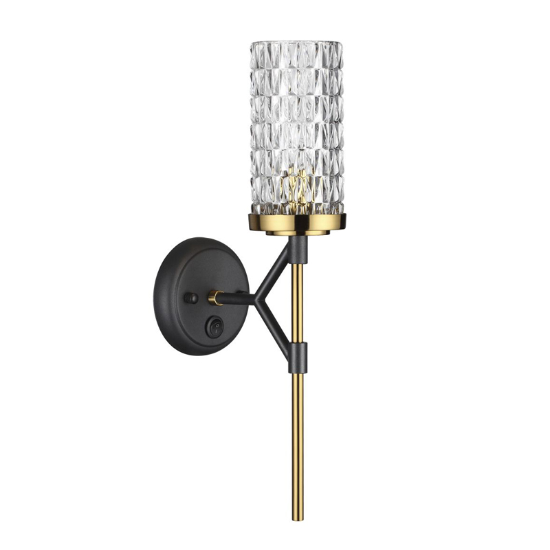 Бра Aspiring Upward Sconce Черный Глянцевое золото Бра Aspiring Upward Sconce Черный Глянцевое золото в Тюмени | Loft Concept