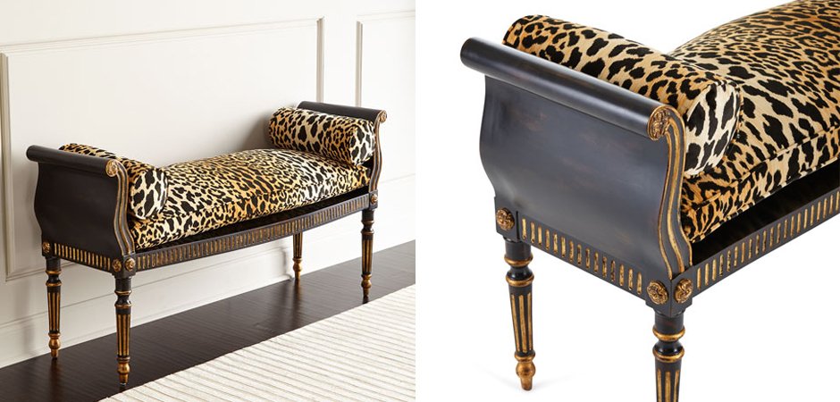 Оттоманка Attina Leopard Bench Оттоманка Attina Leopard Bench - Loft-Concept в Тюмени