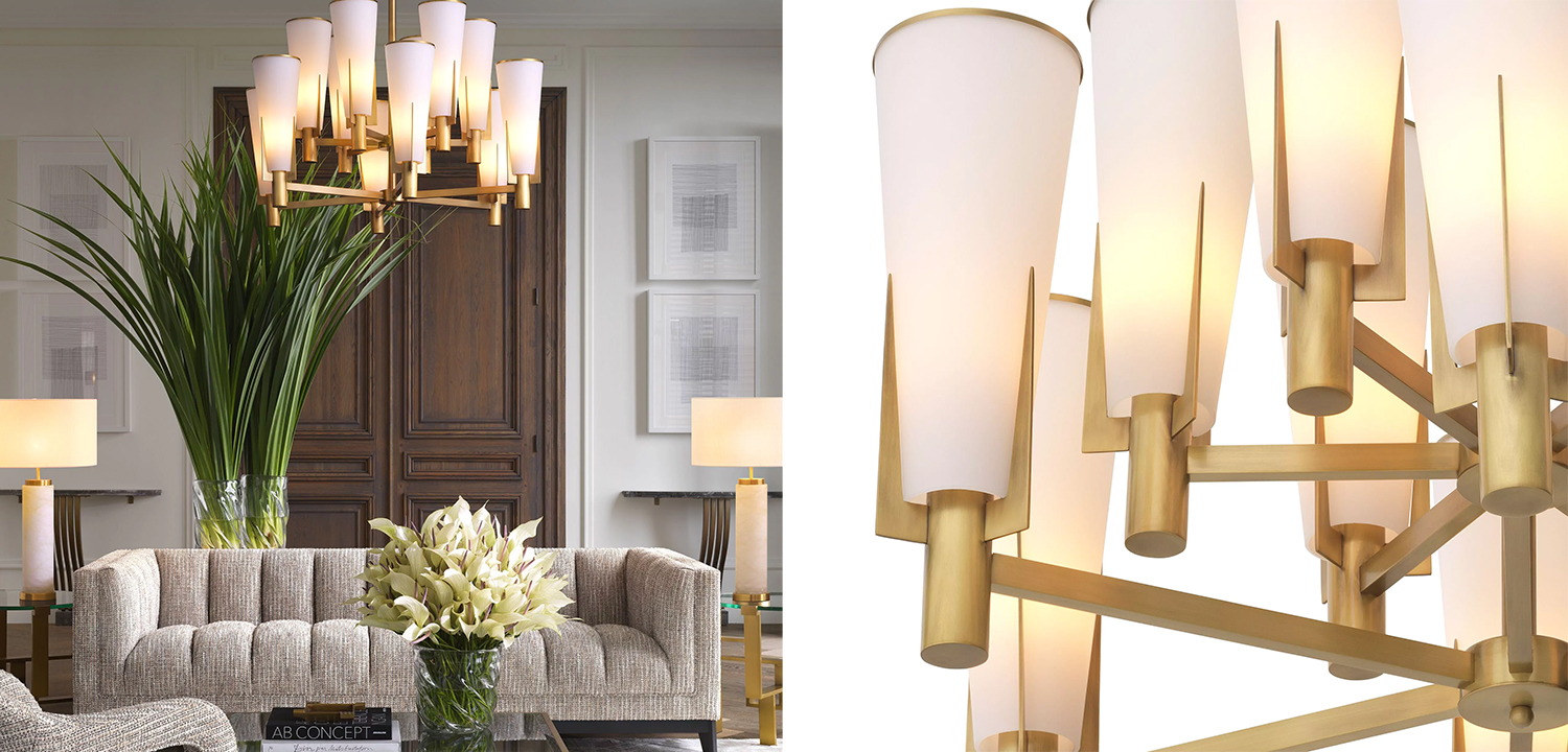 Люстра Eichholtz Dino Chandelier Double - фото