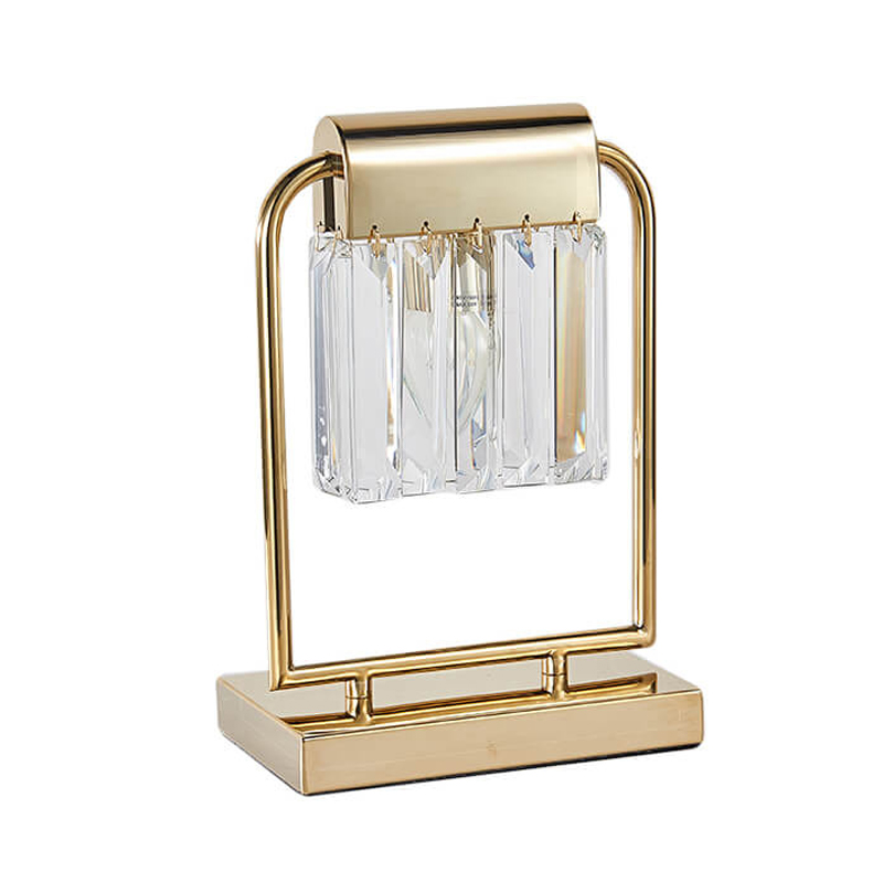 Настольная лампа Crystal Pendants gold Прозрачное Стекло Глянцевое золото Настольная лампа Crystal Pendants gold Прозрачное Стекло Глянцевое золото в Тюмени | Loft Concept