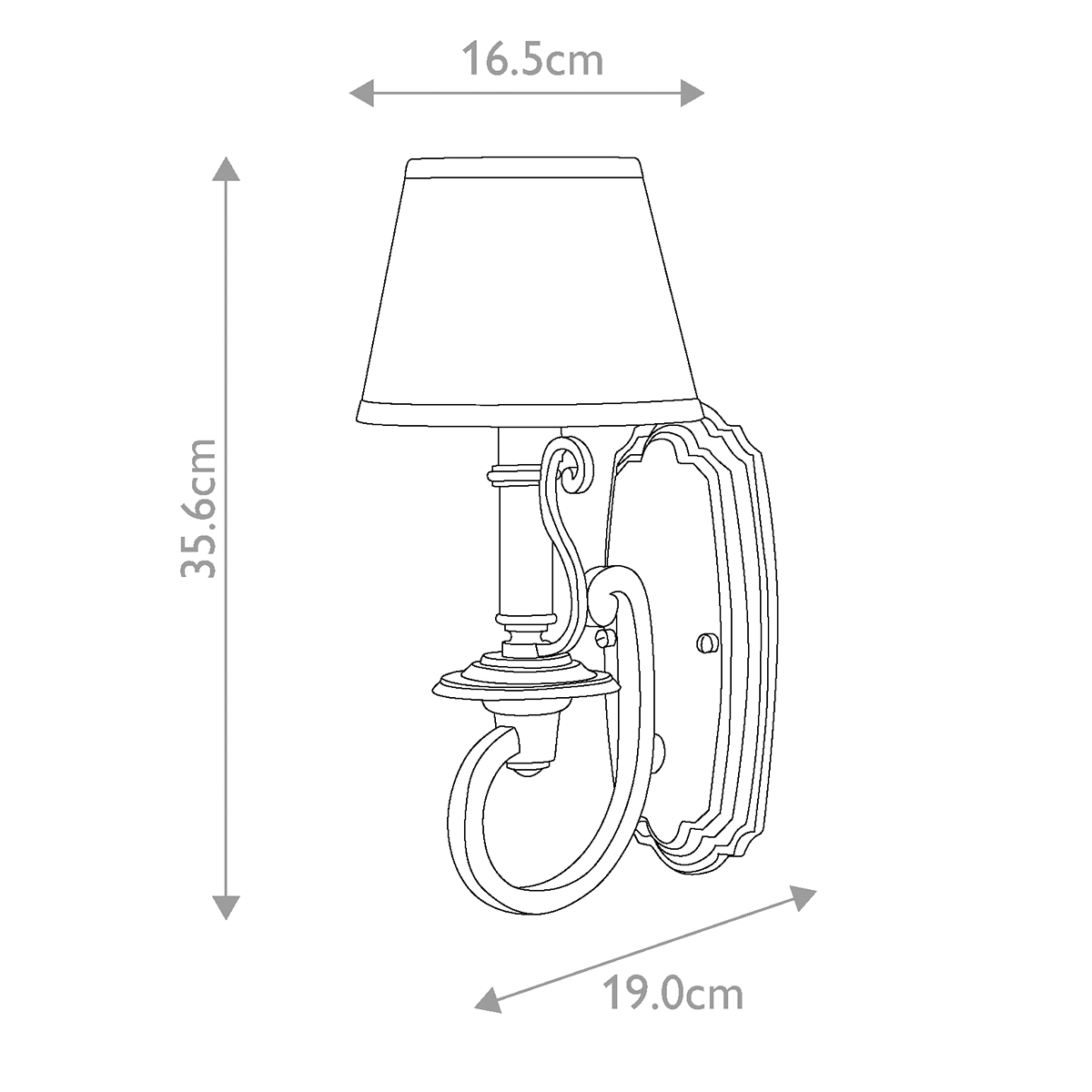 Бра бронзового цвета со светло-янтарным абажуром из органзы Hinkley в Тюмени