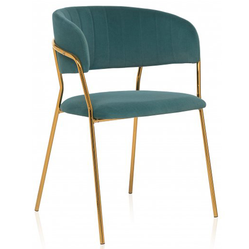 Стул Janine Stool Зеленый Золотой Стул Janine Stool Зеленый Золотой в Тюмени | Loft Concept