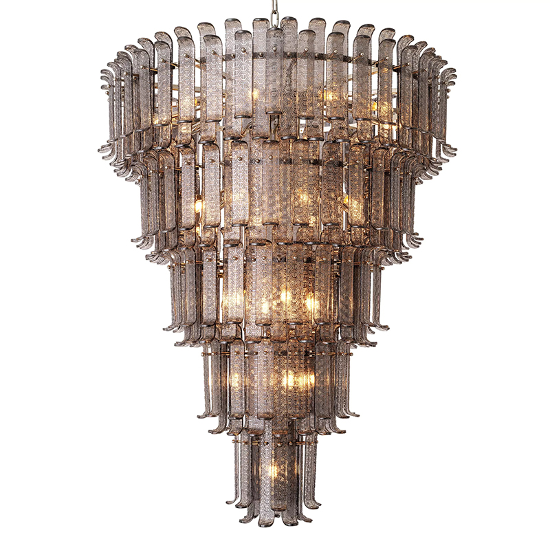 Люстра Philipp Plein Chandelier Rodeo Drive XXL Серый Никель Люстра Philipp Plein Chandelier Rodeo Drive XXL Серый Никель в Тюмени | Loft Concept