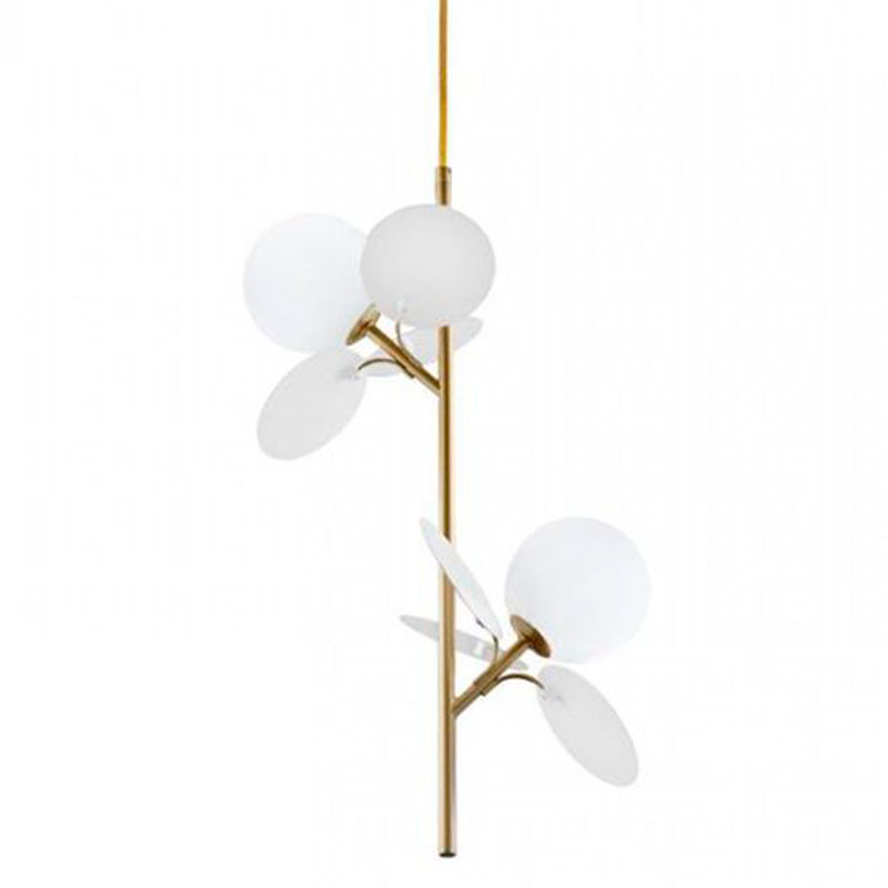 Люстра MATISSE Pendant Double White Золотой Белый Люстра MATISSE Pendant Double White Золотой Белый в Тюмени | Loft Concept