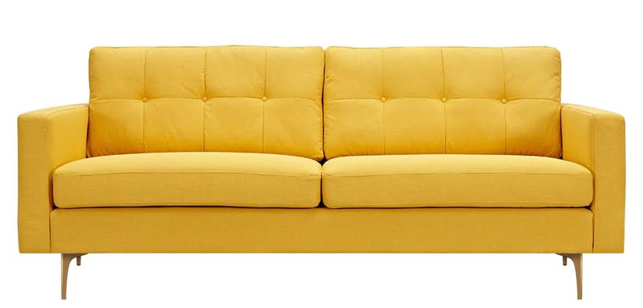 Диван Papaya Yellow Greta Sofa Диван желтая шерсть Диван Papaya Yellow Greta Sofa Диван желтая шерсть - Loft-Concept в Тюмени