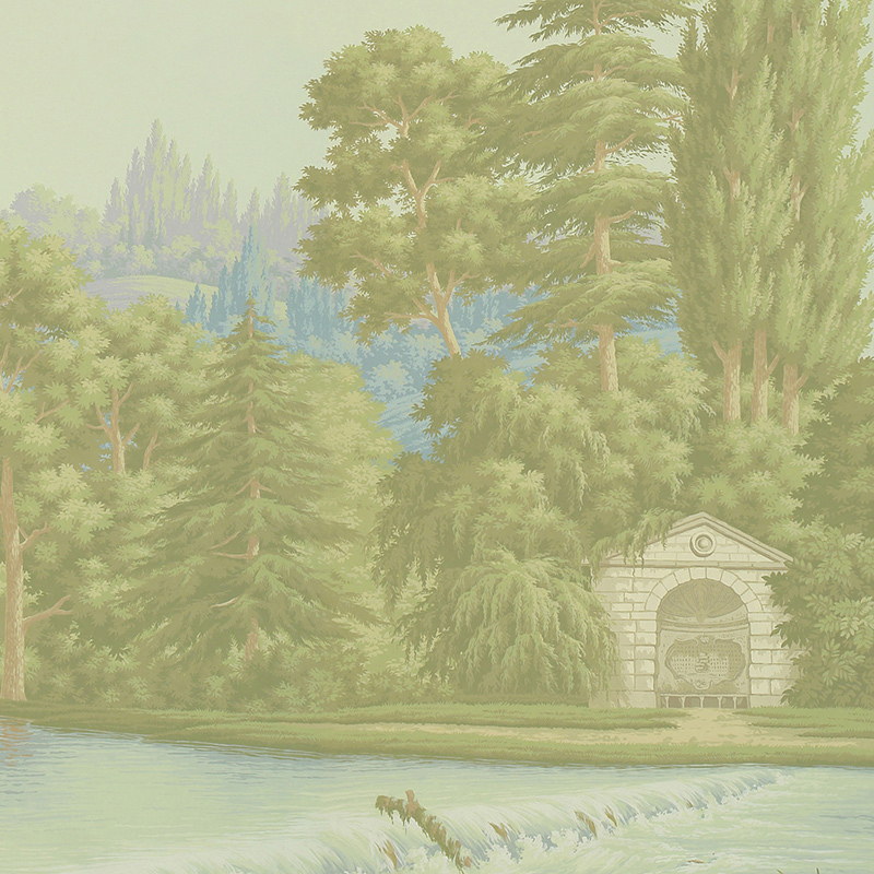Обои ручная роспись English Landscape Pastel on scenic paper Обои ручная роспись English Landscape Pastel on scenic paper в Тюмени | Loft Concept
