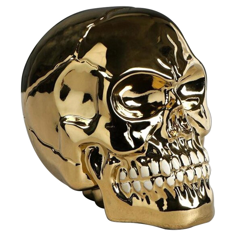 Статуэтка Golden Skull Золотой Статуэтка Golden Skull Золотой в Тюмени | Loft Concept