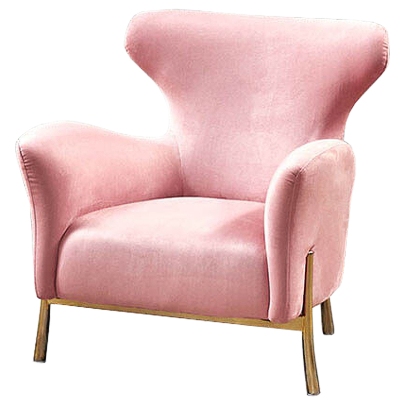 Кресло Blount Chair Золотой Розовый Кресло Blount Chair Золотой Розовый в Тюмени | Loft Concept