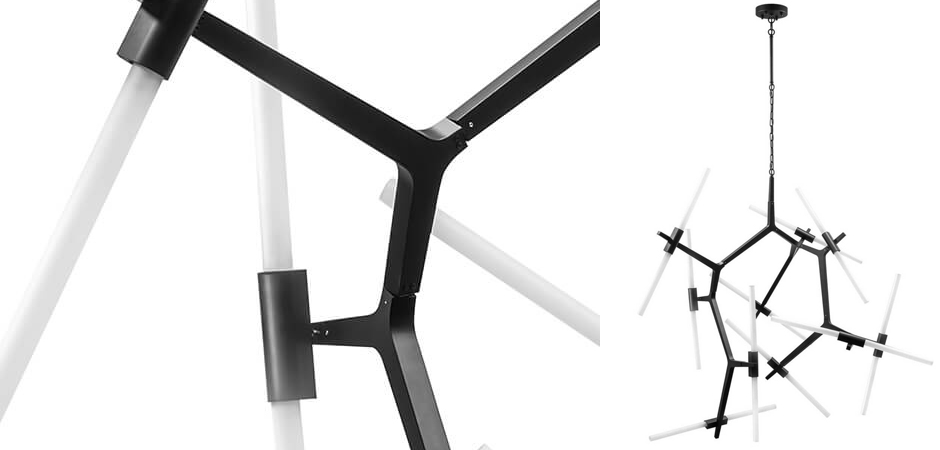 Люстра Агнес Chandelier Black 20 Люстра Агнес Chandelier Black 20 - Loft-Concept в Тюмени