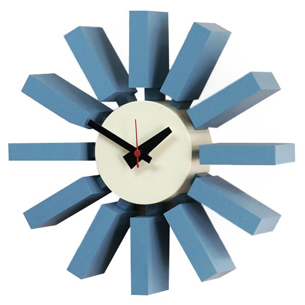 Часы George Nelson Block Clock Blue Голубой Часы George Nelson Block Clock Blue Голубой в Тюмени | Loft Concept