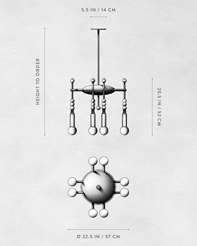 Люстра TALISMAN 8 патронов по дизайну студии Apparatus Люстра TALISMAN 8 патронов по дизайну студии Apparatus в Тюмени