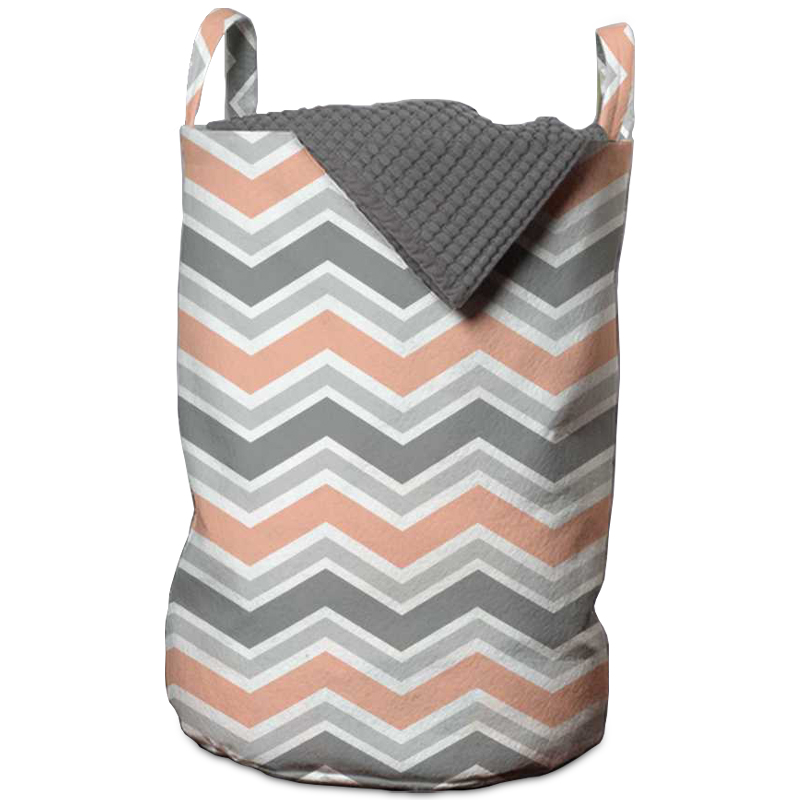 Корзина Gray Chevron Basket Мульти Корзина Gray Chevron Basket Мульти в Тюмени | Loft Concept