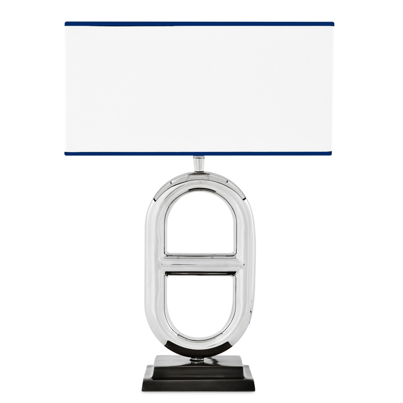 Настольная лампа Eichholtz Table Lamp Acapulco Нержавеющая сталь Черный Кремовый Настольная лампа Eichholtz Table Lamp Acapulco Нержавеющая сталь Черный Кремовый в Тюмени | Loft Concept