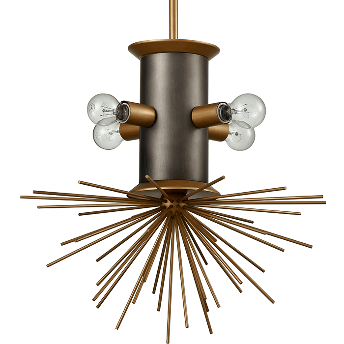Подвесной светильник Hedgehog Chandelier Латунь Подвесной светильник Hedgehog Chandelier Латунь в Тюмени | Loft Concept