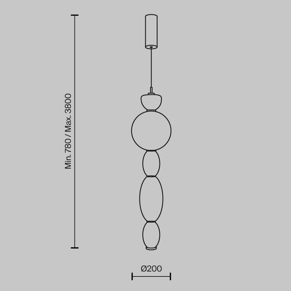 Подвесной светильник Adore LED 3000K 17Bт в Тюмени