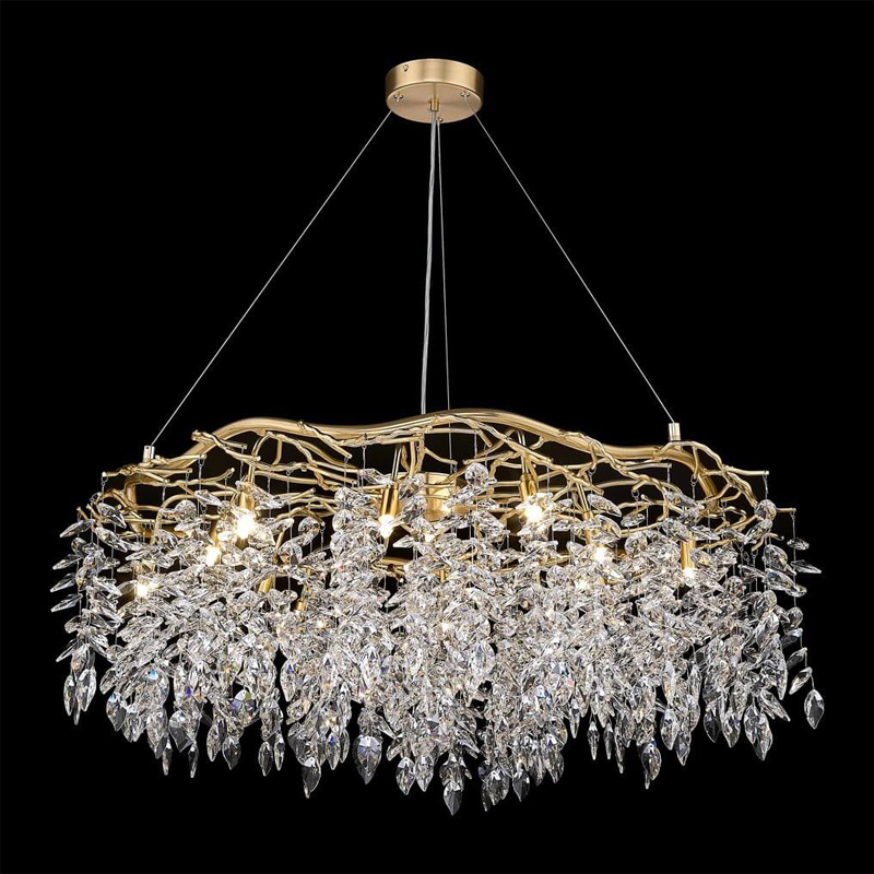 Хрустальная Люстра Diana Gold Average Золотой Хрустальная Люстра Diana Gold Average Золотой в Тюмени | Loft Concept