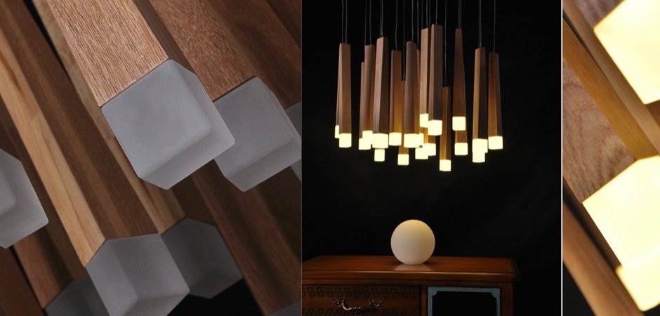 Люстра Wooden Glowworm Round Люстра Wooden Glowworm Round - Loft-Concept в Тюмени