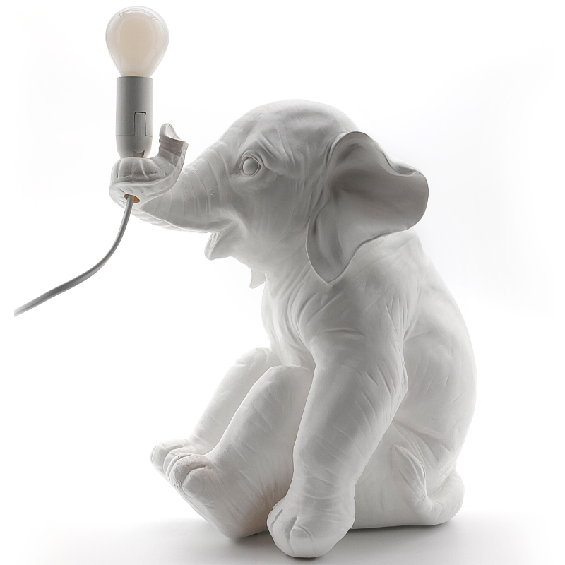 Настольная лампа Table Lamp Elephant Белый Настольная лампа Table Lamp Elephant Белый в Тюмени | Loft Concept
