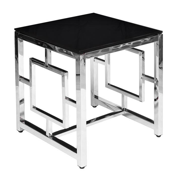 Стол Quadrum Table Хром Глянцевый черный Стол Quadrum Table Хром Глянцевый черный в Тюмени | Loft Concept