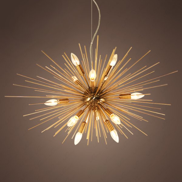 Люстра Astra Chandelier Sputnik Gold Глянцевое золото Люстра Astra Chandelier Sputnik Gold Глянцевое золото в Тюмени | Loft Concept
