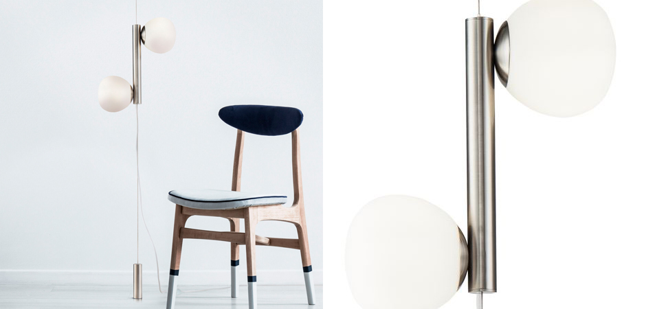 Торшер Tiepolo Ball Floor Lamp Double nickel - Loft-Concept в Тюмени