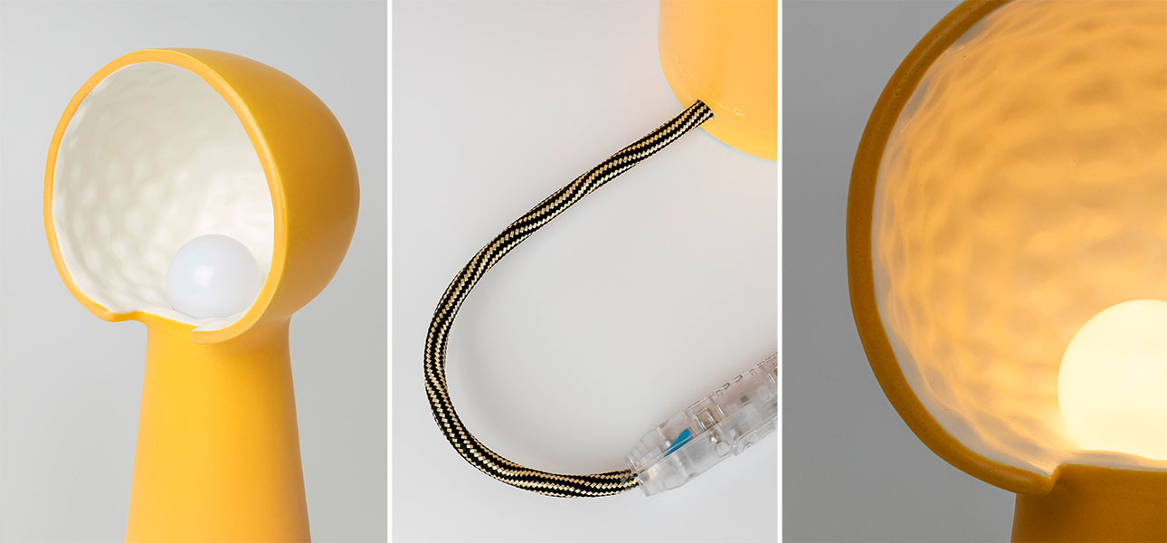 Настольные лампы KENI medium (жёлтый) - фото №1