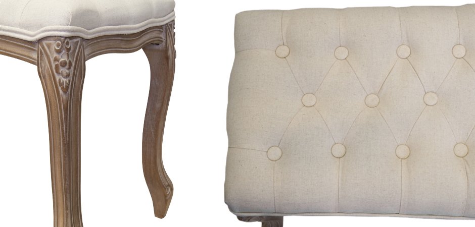 Банкетка French Provence Farmhouse Bench ivory Банкетка French Provence Farmhouse Bench ivory - Loft-Concept в Тюмени