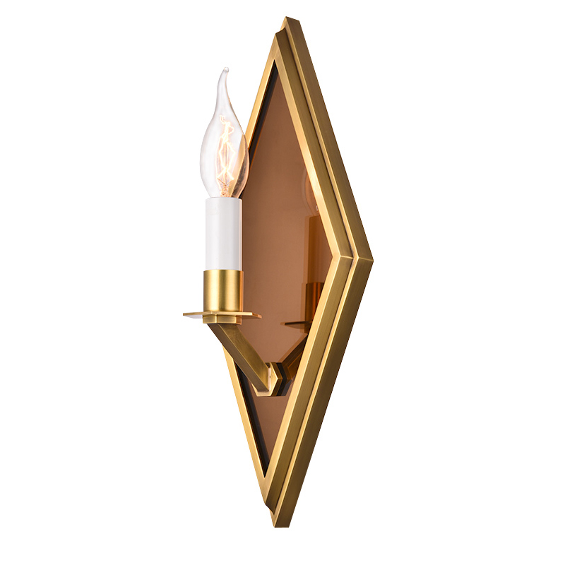 Бра Rhombus Wall lamp Латунь Бра Rhombus Wall lamp Латунь в Тюмени | Loft Concept