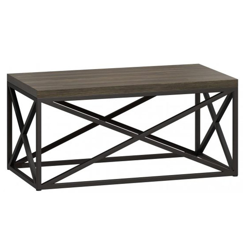 Кофейный стол Industrial Oak Geometric Coffee Table Серый Черный Кофейный стол Industrial Oak Geometric Coffee Table Серый Черный в Тюмени | Loft Concept