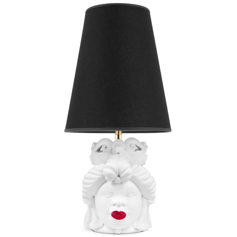 Настольная лампа Table Lamp Moro Lady Small Lipstick Black Белый Черный Красный Настольная лампа Table Lamp Moro Lady Small Lipstick Black Белый Черный Красный в Тюмени | Loft Concept