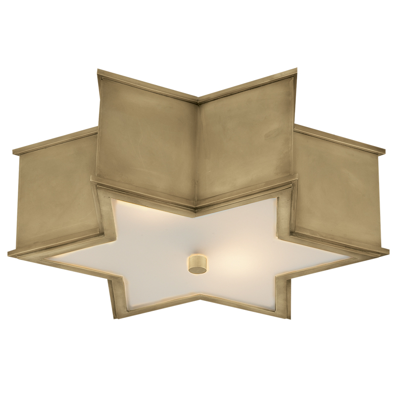 Потолочный светильник Звезда Sophia Flush Mount Brass Латунь Потолочный светильник Звезда Sophia Flush Mount Brass Латунь в Тюмени | Loft Concept