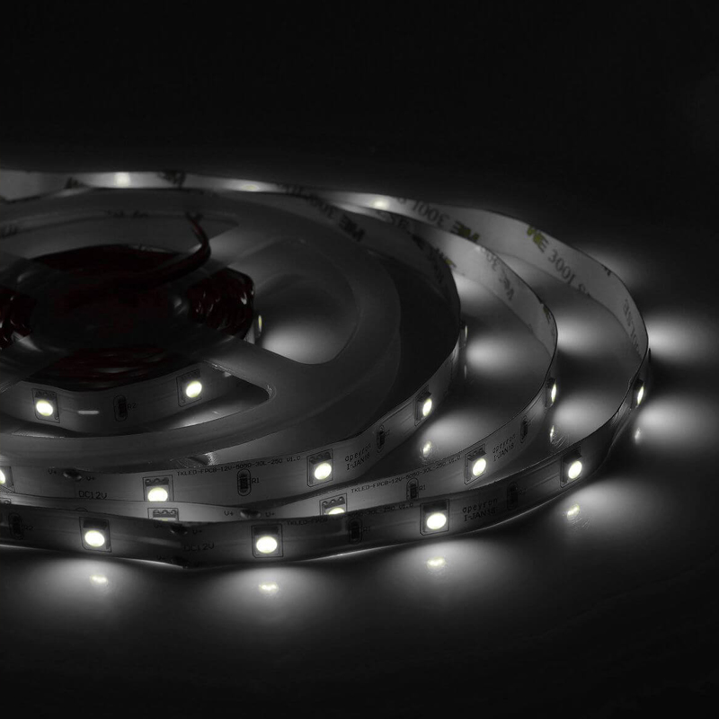 Светодиодная лента 7,2W/m 30Led/m 5050SMD дневной белый 5M Белый Светодиодная лента 7,2W/m 30Led/m 5050SMD дневной белый 5M Белый в Тюмени | Loft Concept