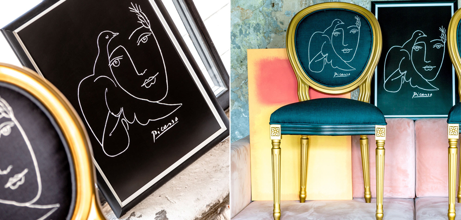 Постер White Silhouette Dove Poster - Loft-Concept в Тюмени