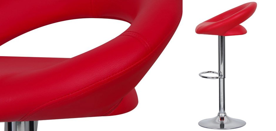 Барный стул Ring Dark Red Барный стул Ring Dark Red - Loft-Concept в Тюмени