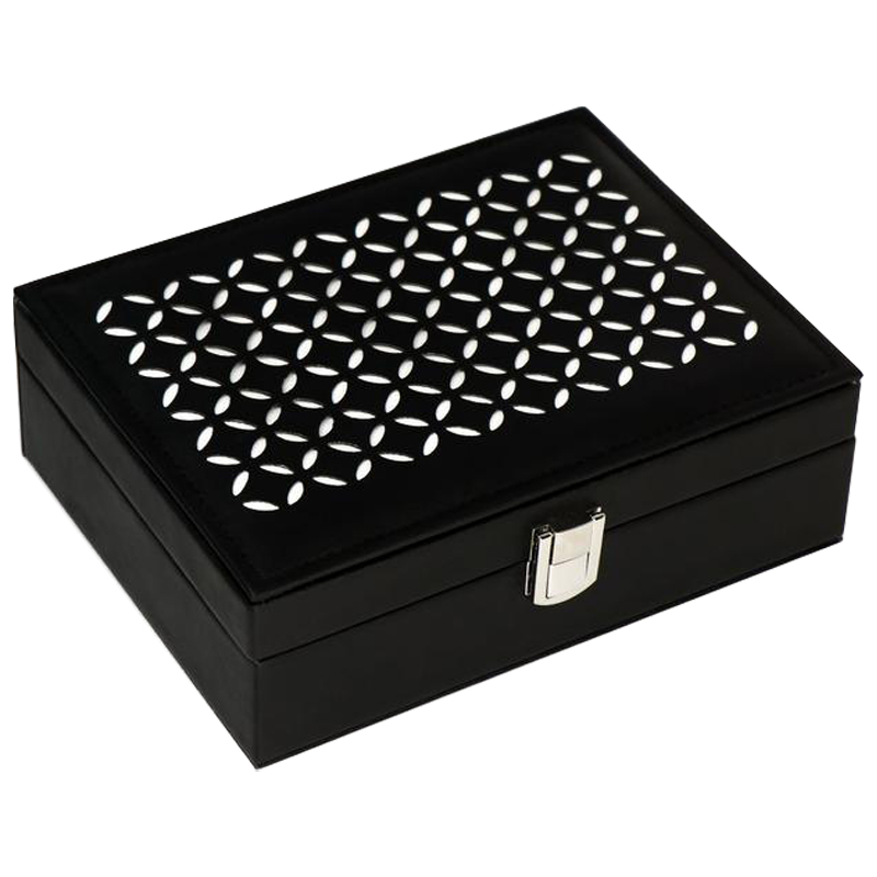 Шкатулка Vesper Jewerly Organizer Box black Черный Шкатулка Vesper Jewerly Organizer Box black Черный в Тюмени | Loft Concept