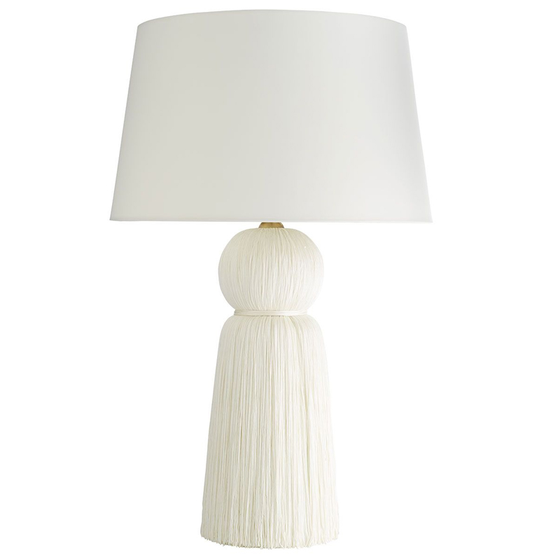Дизайнерская настольная лампа TASSEL LAMP Белый Дизайнерская настольная лампа TASSEL LAMP Белый в Тюмени | Loft Concept