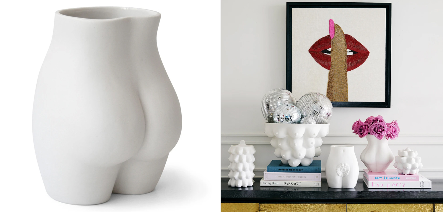 Ваза EDIE VASE White - фото