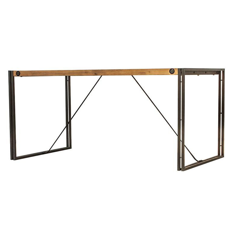 Стол Industrial Brooklyn dining table big Акация Графит Стол Industrial Brooklyn dining table big Акация Графит в Тюмени | Loft Concept