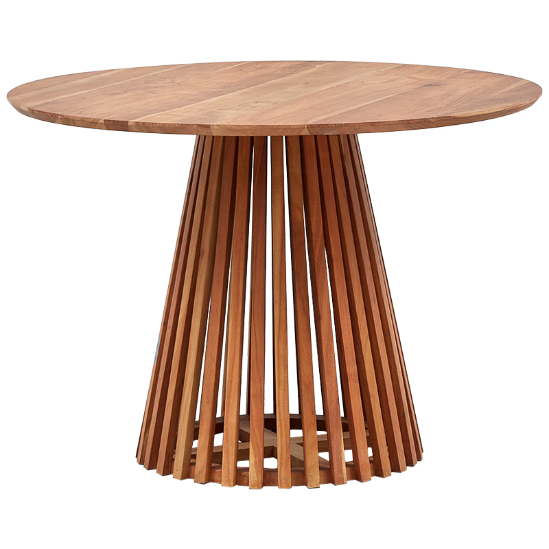 Обеденный круглый стол Seamus Wood Dining Table Коричневый Обеденный круглый стол Seamus Wood Dining Table Коричневый в Тюмени | Loft Concept