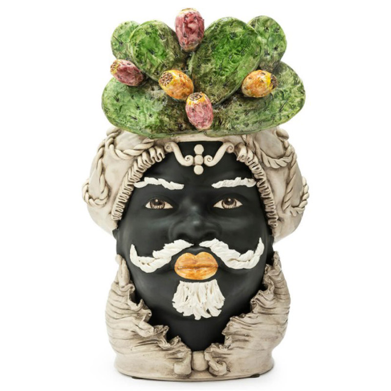 Ваза VASE MORO MAN FICO BIG Черный Мульти Ваза VASE MORO MAN FICO BIG Черный Мульти в Тюмени | Loft Concept