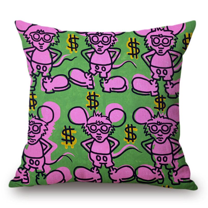 Подушка Keith Haring 12 Мульти Подушка Keith Haring 12 Мульти в Тюмени | Loft Concept