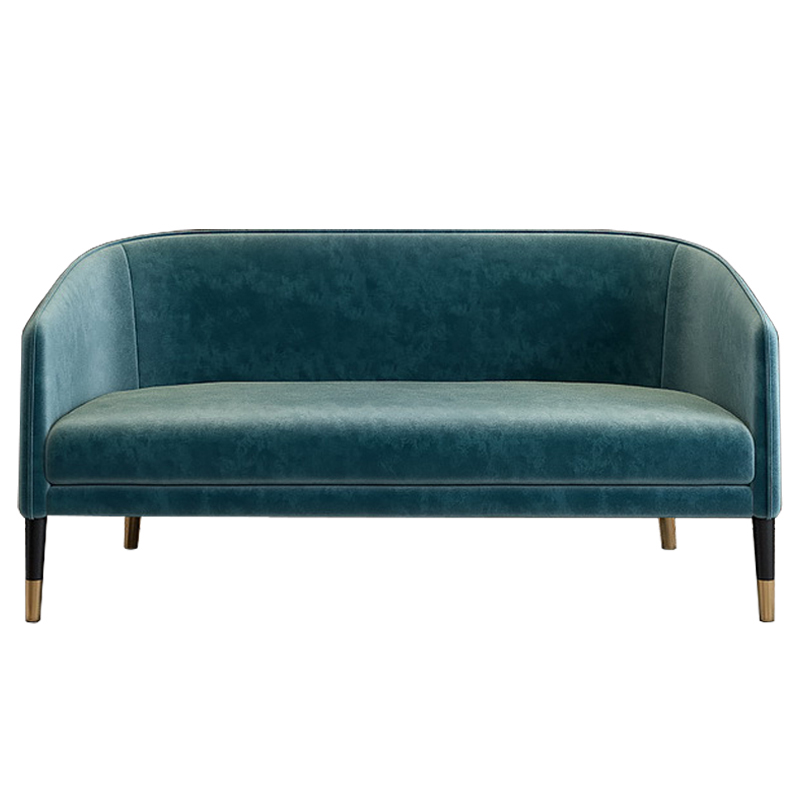 Диван Elliott Sofa Бирюзовый Черный Диван Elliott Sofa Бирюзовый Черный в Тюмени | Loft Concept