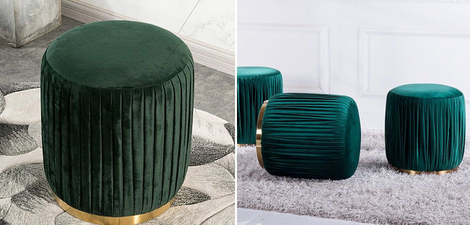 Пуф Emerald Corrugation Пуф Emerald Corrugation - Loft-Concept в Тюмени