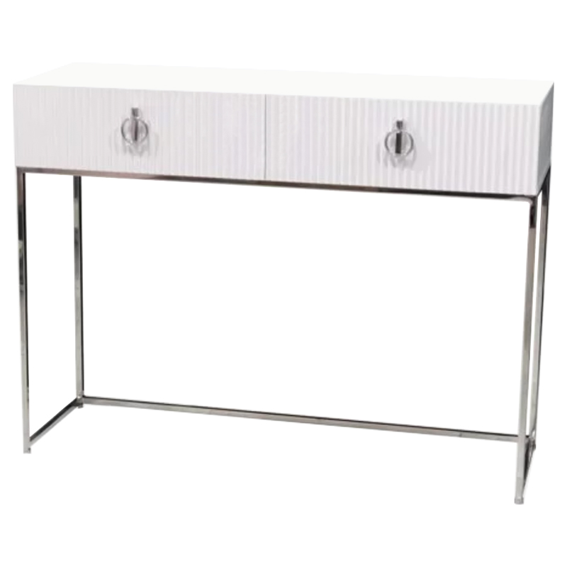 Консоль Romero Console Белый Хром Консоль Romero Console Белый Хром в Тюмени | Loft Concept