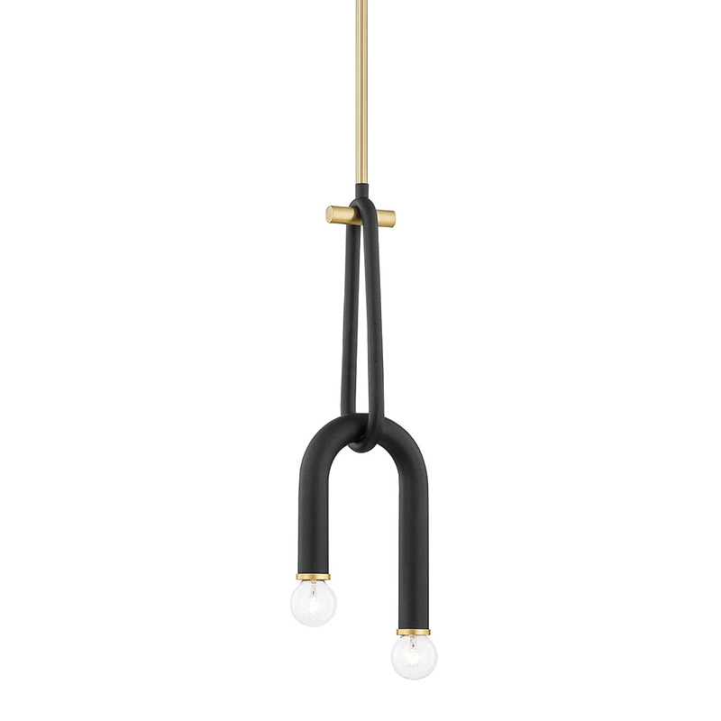 Светильник Paulson floppy pendant gold Черный Золотой Светильник Paulson floppy pendant gold Черный Золотой в Тюмени | Loft Concept