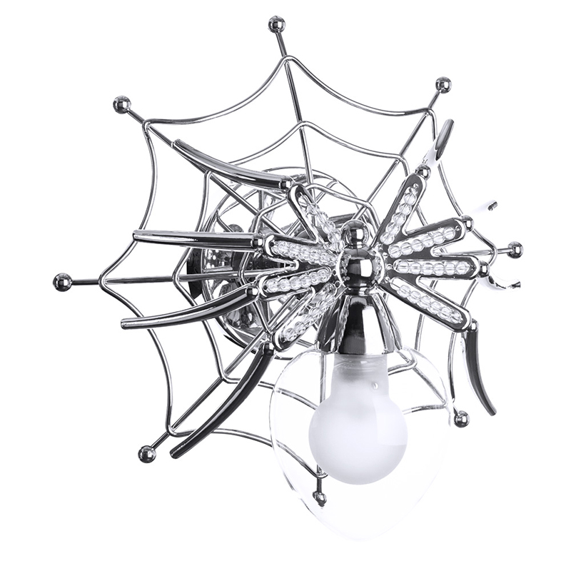 Бра Паук с паутиной Spiders lamp Серебряный Бра Паук с паутиной Spiders lamp Серебряный в Тюмени | Loft Concept