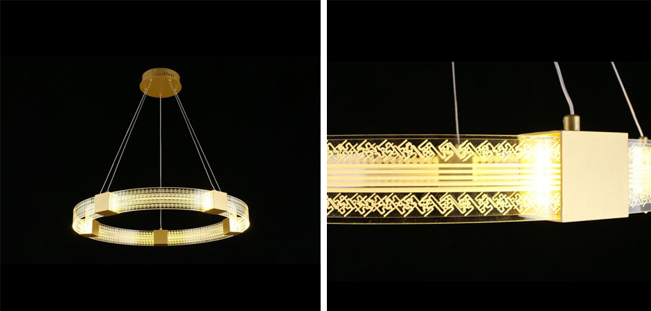 Подвесной Светильник Кольцо Ring Horizontal Ornament Meander 1 Подвесной Светильник Кольцо Ring Horizontal Ornament Meander 1 - Loft-Concept в Тюмени