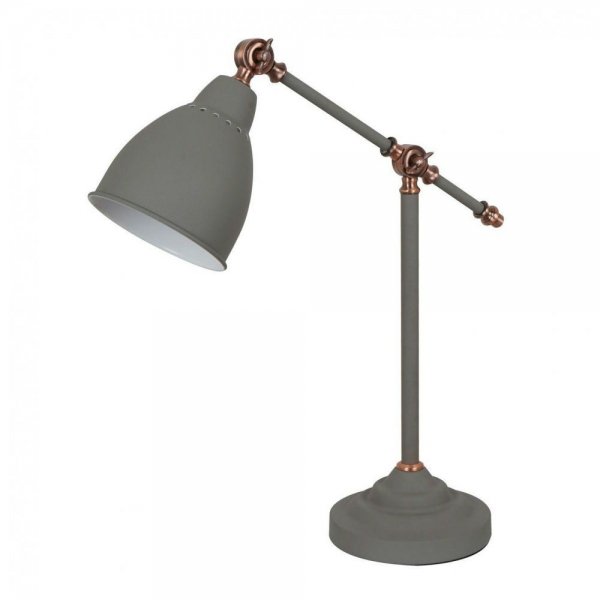 Настольная лампа Holder Table Lamp Grey Серый Настольная лампа Holder Table Lamp Grey Серый в Тюмени | Loft Concept
