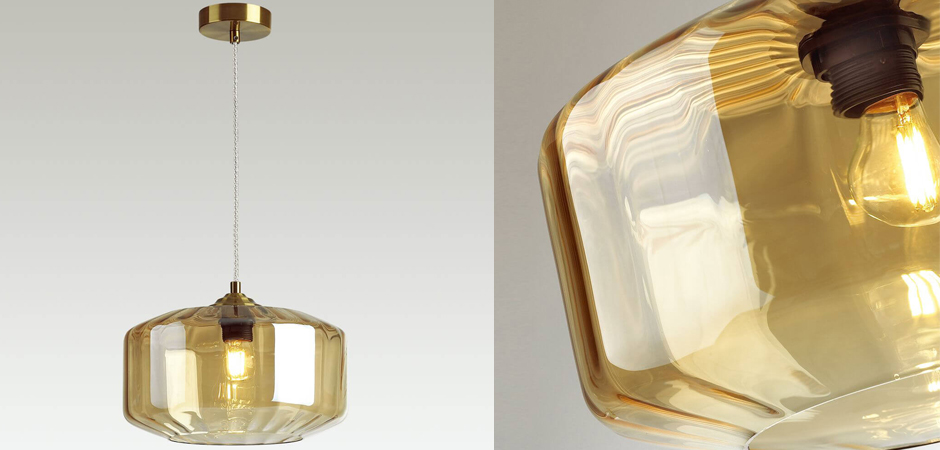 Подвесной светильник Multicolored Glass Amber Подвесной светильник Multicolored Glass Amber - Loft-Concept в Тюмени