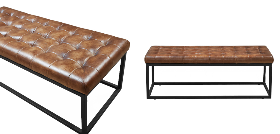 Банкетка Loft Leather Capitone Банкетка Loft Leather Capitone - Loft-Concept в Тюмени